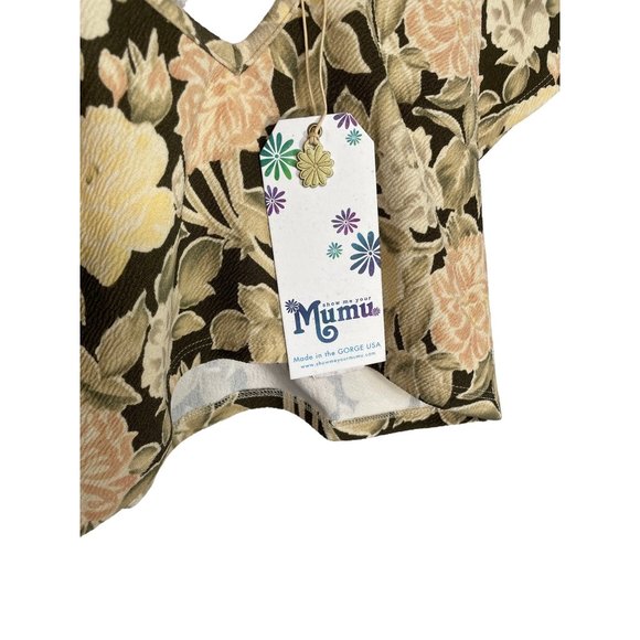 Show me your Mumu Miami crop top, yellow S - Picture 7 of 9